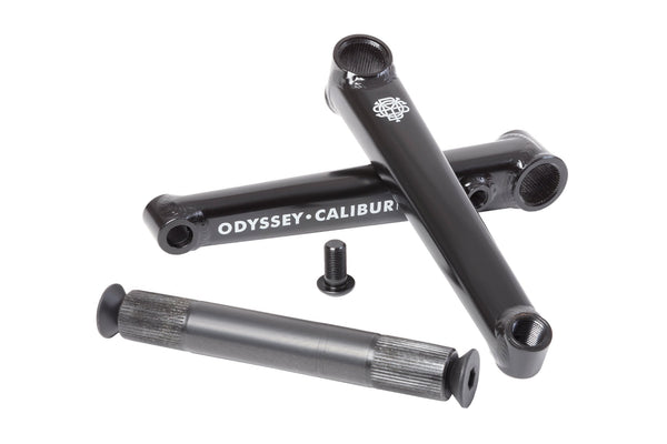 Odyssey Calibur V2 Crankset Right Hand/Left Hand Drive, Rust Proof Black 165mm